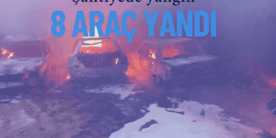 Şantiyede yangın