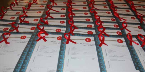Kırıkhan’da 4 bin 414 yayla sakinine tapuları dağıtıldı