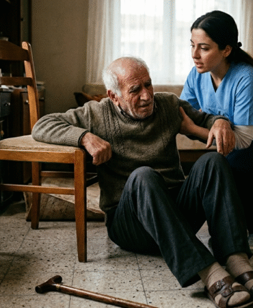 yaşlı, düşme, engelli