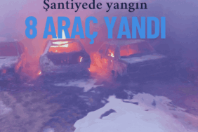 Şantiyede yangın